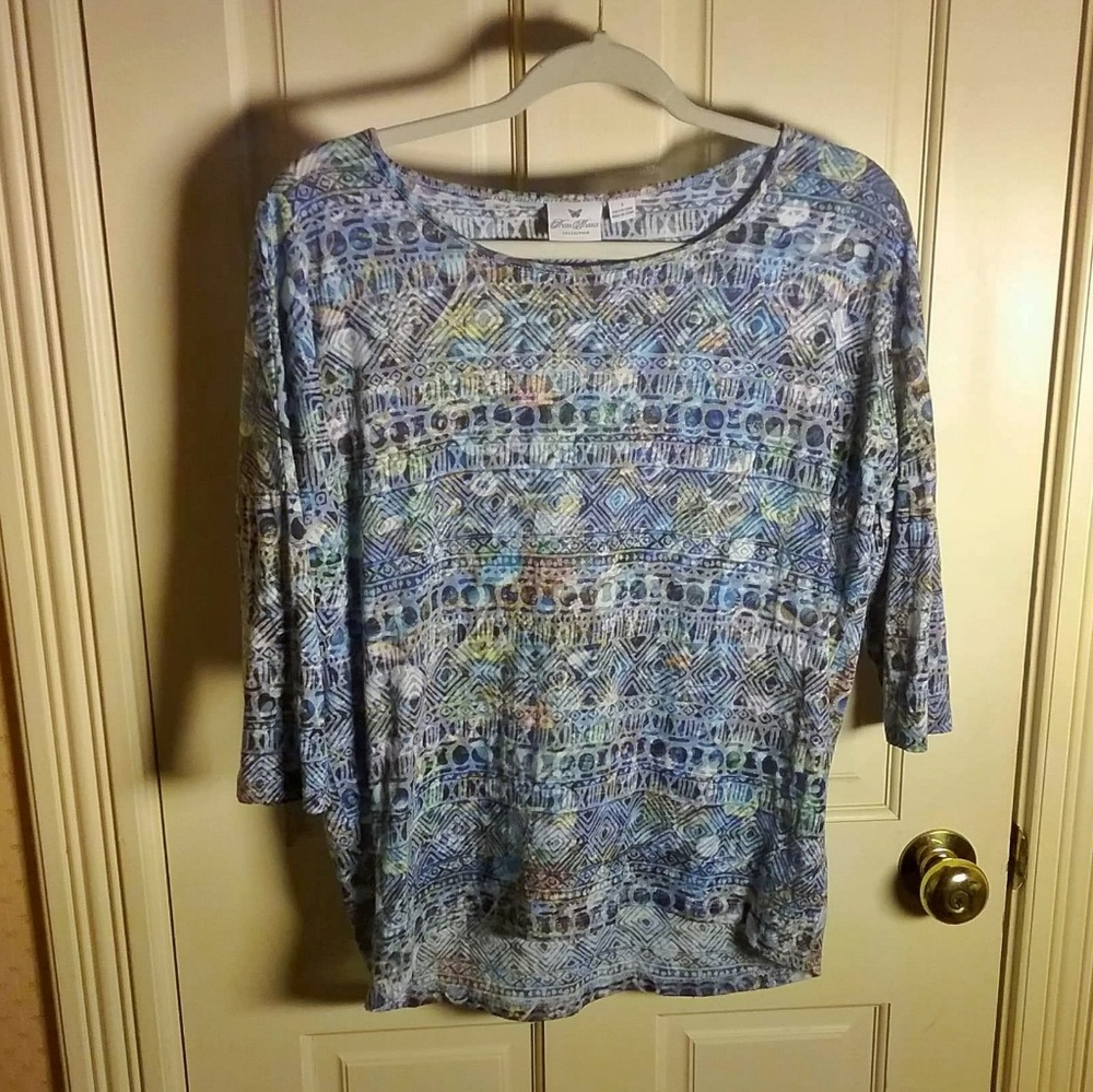 Heidi Marble Collection Print Top